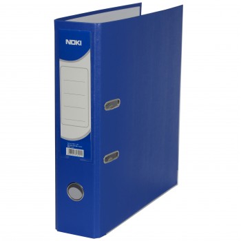 Biblioraft plastifiat 7.5cm albastru noki Biblioraft plastifiat 7.5cm albastru noki