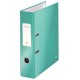 Biblioraft plastifiat 8cm turcoaz metalizat wow leitz
