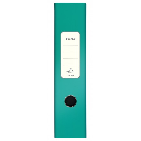 Biblioraft plastifiat 8cm turcoaz metalizat wow leitz