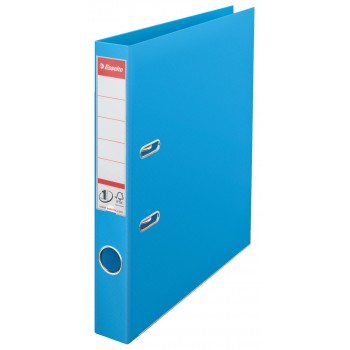 Biblioraft plastifiat int-ext 5cm cyan nr1 power esselte