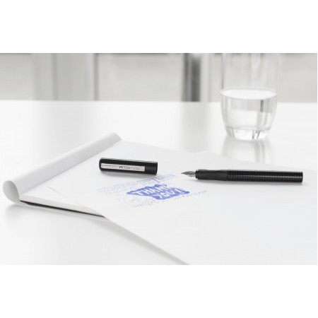 Blister stilou scolar carbon + 6 cartuse faber-castell