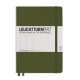 Caiet a5 punctat coperta rigida verde army leuchtturm