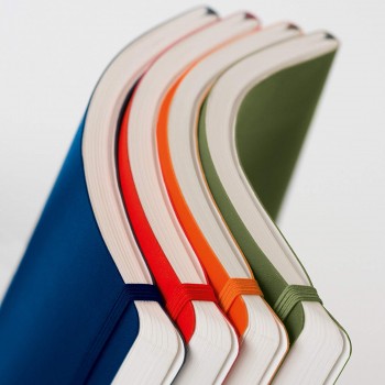 Caiet b5 velin coperta flexibila albastru nordic leuchtturm