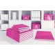 Caiet birou a4 aritmetica roz coperta carton wow leitz