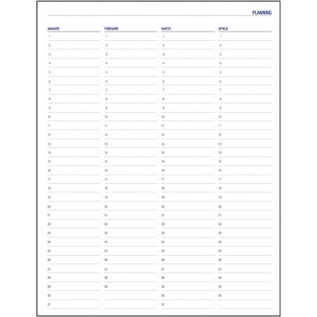 Agenda a4 nedatata rosie activ ego