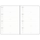 Agenda a5 nedatata verde eco ego