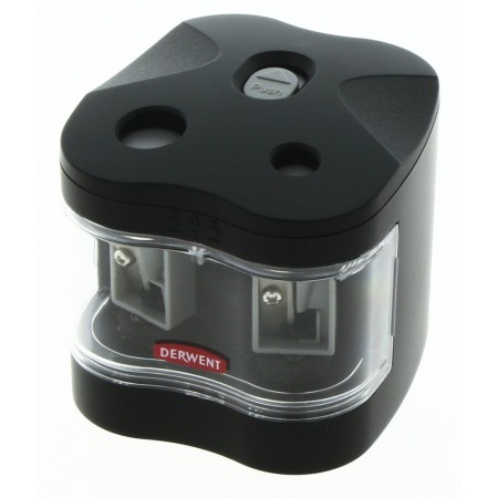 Ascutitoare electrica dubla professional neagra derwent