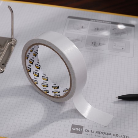 Banda dublu adeziva alba 10y*24mm deli