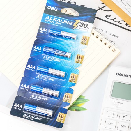 Baterii r3(aaa) alcaline blister 1 buc deli