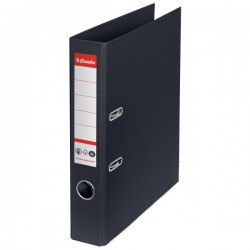 Biblioraft carton reciclat 5cm negru nr1 power fsc esselte Biblioraft carton reciclat 5cm negru nr1 power fsc esselte