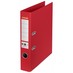 Biblioraft carton reciclat 5 cm rosu vivida nr1 power fsc esselte Biblioraft carton reciclat 5 cm rosu vivida nr1 power fsc esselte