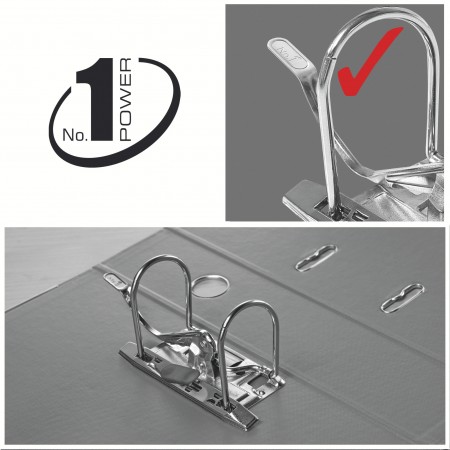 Biblioraft carton reciclat 7.5cm alb nr1 power fsc esselte Biblioraft carton reciclat 7.5cm alb nr1 power fsc esselte