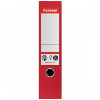 Biblioraft carton reciclat 7.5cm rosu nr1 power fsc esselte