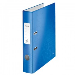Biblioraft plastifiat 5.2 cm albastru metalizat wow leitz Biblioraft plastifiat 5.2 cm albastru metalizat wow leitz