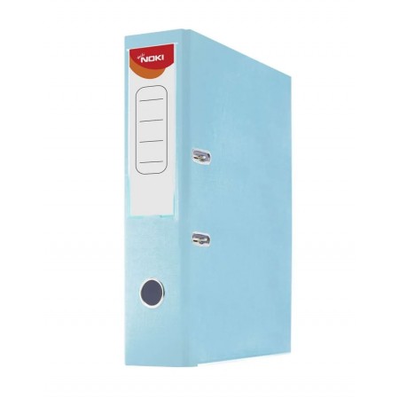 Biblioraft plastifiat 7.5cm albastru deschis noki Biblioraft plastifiat 7.5cm albastru deschis noki