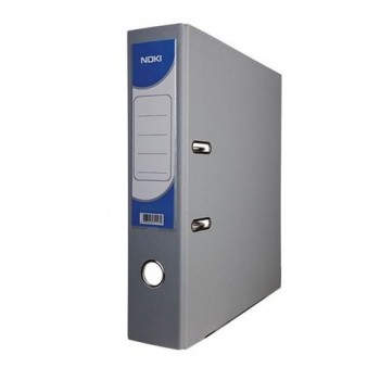 Biblioraft plastifiat 7.5cm gri noki Biblioraft plastifiat 7.5cm gri noki