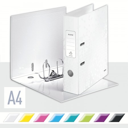 Biblioraft plastifiat 8cm 180grade alb wow leitz Biblioraft plastifiat 8cm 180grade alb wow leitz