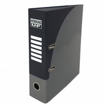 Biblioraft working up negru cu cutie 8 cm pigna