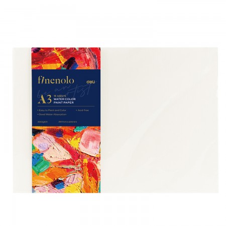 Bloc desen acuarela a3 300g 16 coli deli