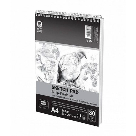 Bloc desen schite a4 160g 30 coli pigna