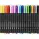 Brush pens black edition set 20 culori faber-castell