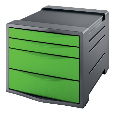 Cabinet 4 sertare verde vivida esselte