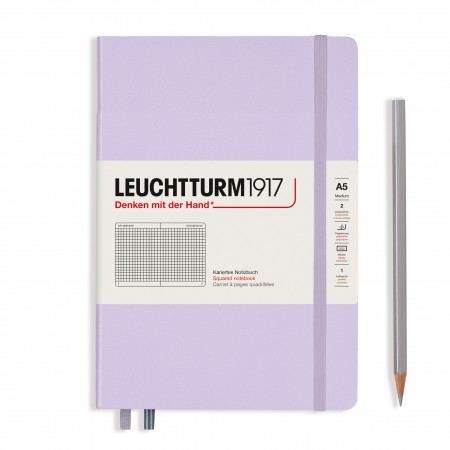 Caiet a5 aritmetica coperta rigida lila leuchtturm