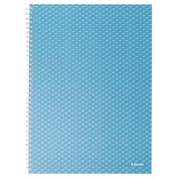 Caiet birou spira a4 80 file aritmetica albastru coperta carton colour'breeze esselte