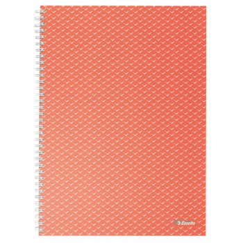 Caiet birou spira a4 80 file dictando corai coperta carton colour'breeze esselte