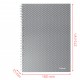 Caiet birou spira a5 80 file aritmetica verde coperta carton colour'breeze esselte