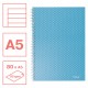 Caiet birou spira a5 80 file dictando albastru coperta carton colour'breeze esselte