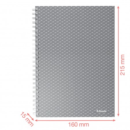 Caiet birou spira a5 80 file dictando albastru coperta carton colour'breeze esselte