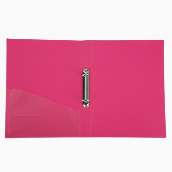 Caiet mecanic a4 2 inele 15mm/20mm coperta flex. cu buzunar culori neon deli