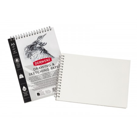 Caiet spira pentru schite si desen a5 30 file 165g professional derwent Caiet spira pentru schite si desen a5 30 file 165g professional derwent