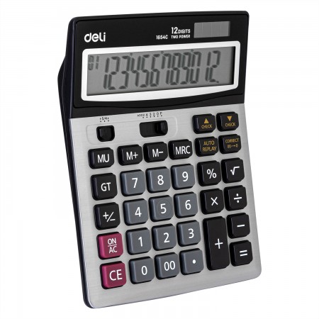 Calculator birou 12dig metal 1654c deli