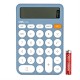 Calculator birou 12dig plastic fashion em124 bleu deli
