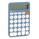 Calculator birou 12dig plastic fashion em124 bleu deli