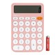 Calculator birou 12dig plastic fashion em124 roz deli