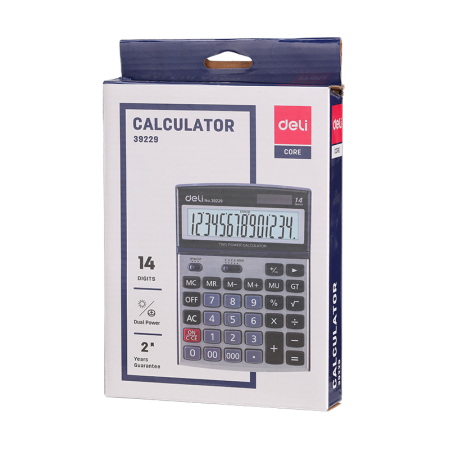 Calculator birou 14dig metal 39229 deli