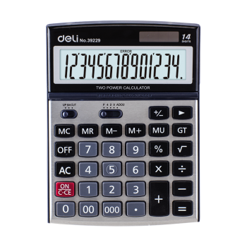 Calculator birou 14dig metal 39229 deli