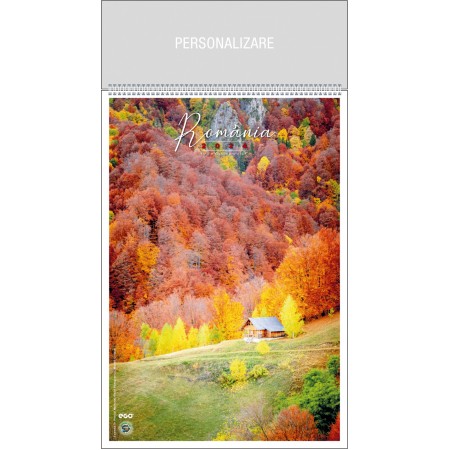 Calendar perete romania 13 file 330 x 480 mm ego