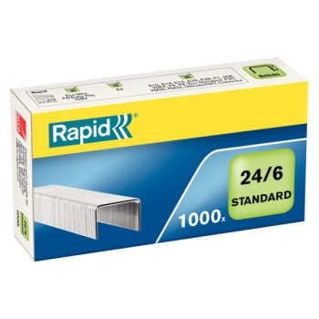 Capse 24/6 20 coli 1000/cut standard rapid