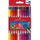 Carioca 20 culori 2 capete faber-castell