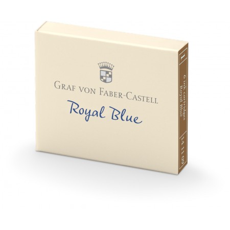 Cartuse cerneala mici albastru royal 6 buc/cutie graf von fc Cartuse cerneala mici albastru royal 6 buc/cutie graf von fc