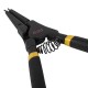 Cleste cu varf subtire 7 inch negru dl20022 deli