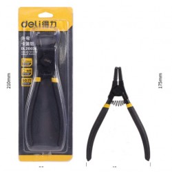 Cleste cu varf subtire curbat 7 inch negru dl20024 deli