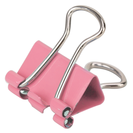 Clips hartie 19mm color 40 buc/cut. plastic deli