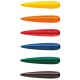 Creioane cerate model degete set 6 faber castell