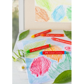 Creioane cerate triunghiulare 12 culori faber-castell