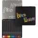 Creioane colorate 24 culori black edition cutie metal faber-castell Creioane colorate 24 culori black edition cutie metal faber-castell